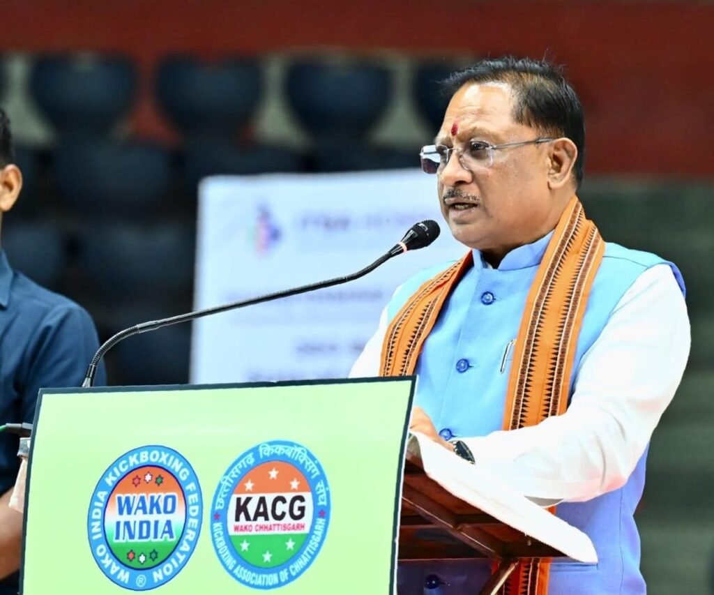 मुख्यमंत्री श्री साय वाको इंडिया राष्ट्रीय किक बॉक्सिंग चैम्पियनशिप 2025 के समापन एवं पुरस्कार वितरण समारोह में हुए शामिल