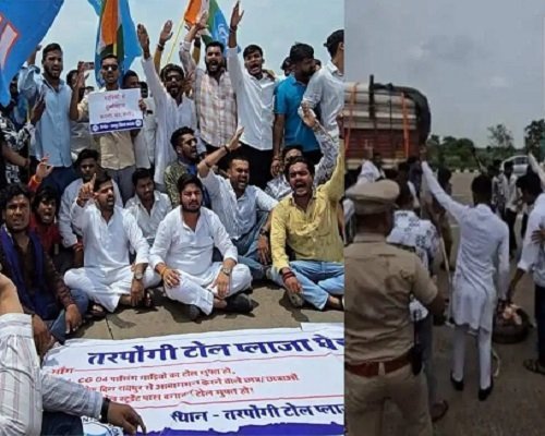 टोल प्लाज़ा में चक्काजाम पर NSUI अध्यक्ष समेत 9 पदाधिकारियों के खिलाफ FIR दर्ज, रायपुर-बिलासपुर मार्ग पर लगा था लंबा जाम