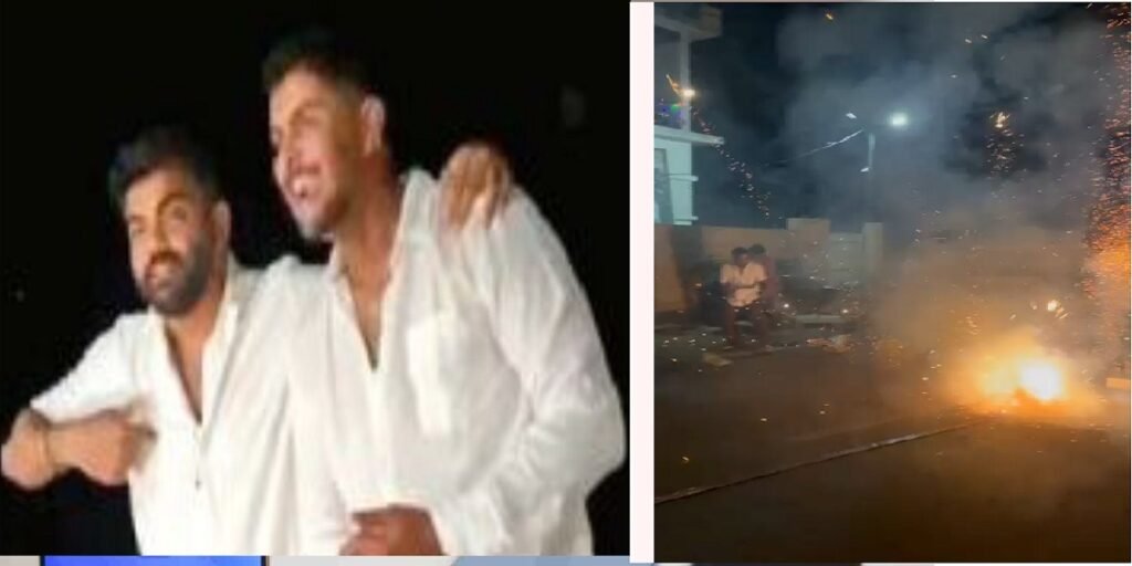 हाईवे पर बर्थडे सेलिब्रेशन: युवकों ने काटा केक, की आतिशबाजी, पुलिस ने दर्ज किया मामला