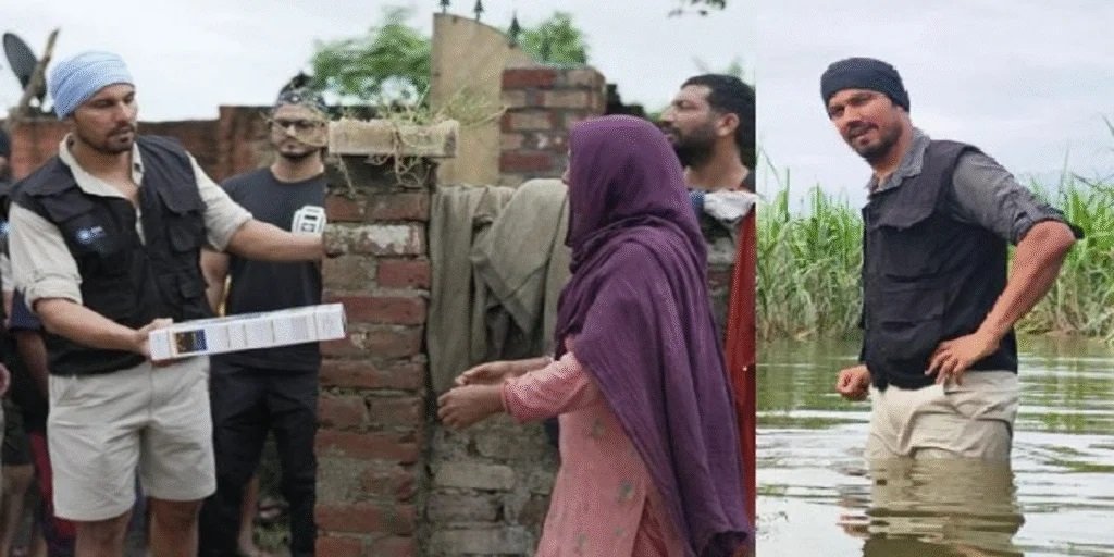 Punjab बाढ़ पीड़ितों की मदद के लिए मैदान में उतरे Bollywood हीरो, सोशल मीडिया पर वायरल हुई तस्वीरें
