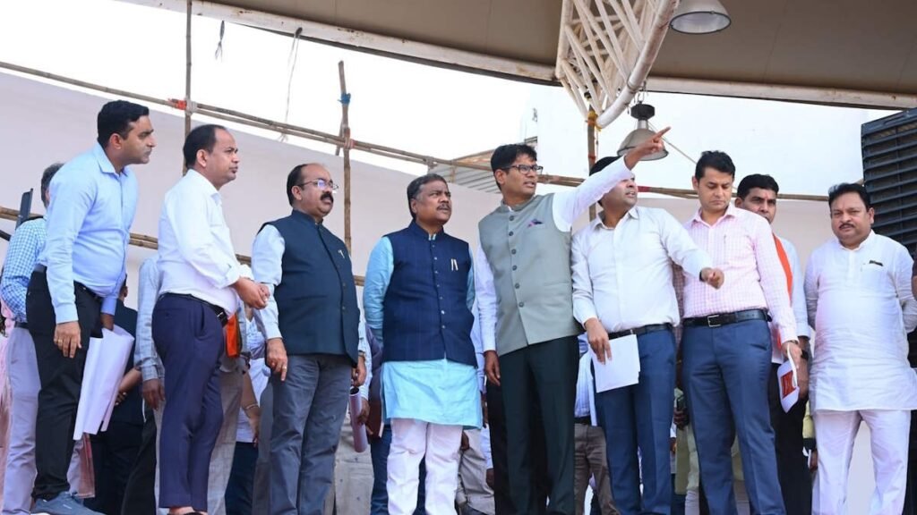 राज्योत्सव 2025: पीएम के स्वागत को लेकर मंत्री ओपी चौधरी और डिप्टी CM साव ने तैयारियों का किया जायजा