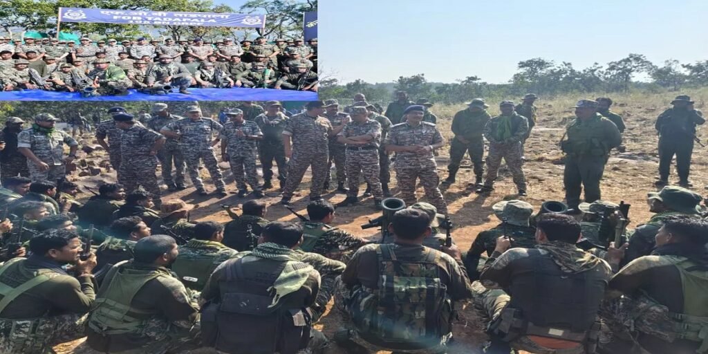 दुर्गम पहाड़ियों में सुरक्षा का नया किला: डीआरजी–एसटीएफ–कोबरा ने IED खतरों के बीच ताड़पाला कैंप बनाया