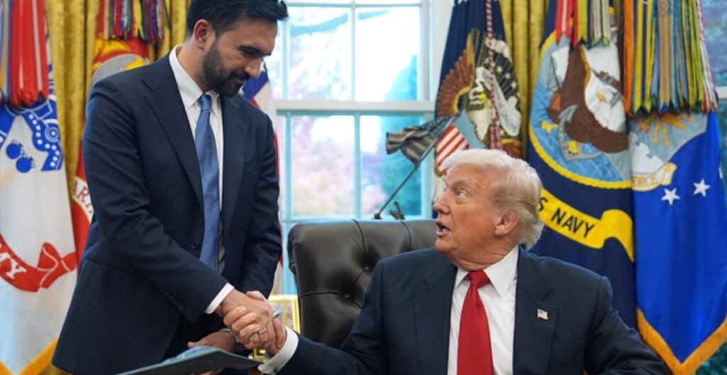 ट्रंप ने ममदानी से मुलाकात में फिर दोहराया दावा: भारत-पाकिस्तान विवाद सुलझाया था मैंने ट्रंप