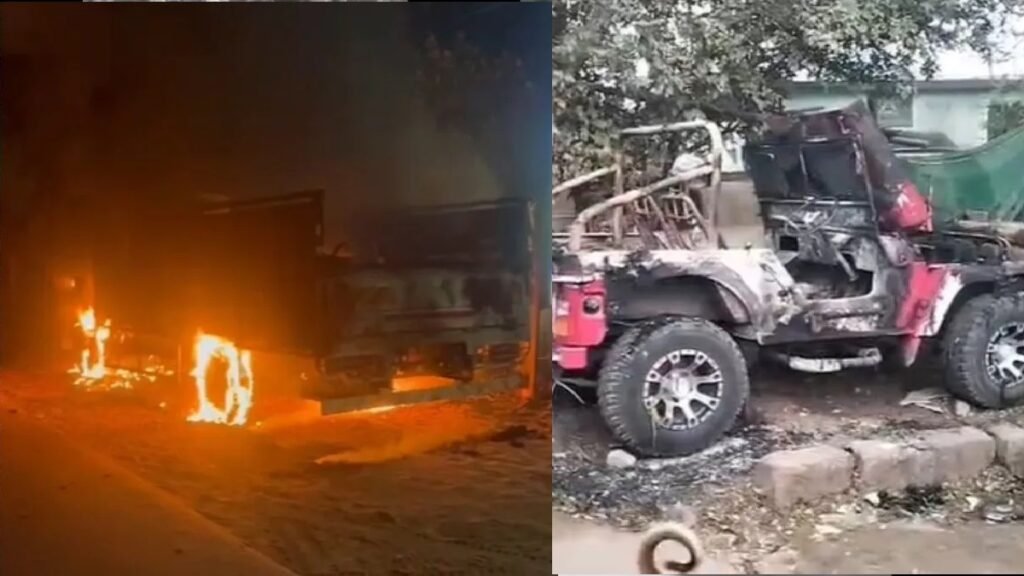 हैरान कर देने वाली घटना… महिला ने एक के बाद एक गाड़ियों में लगाई आग, CCTV ने किया पर्दाफाश