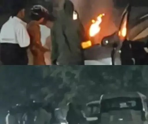 कोरबा: हेलीपैड पर बर्थडे पार्टी में युवक और नाबालिग ने तलवार से काटा केक, मामला सामने आया