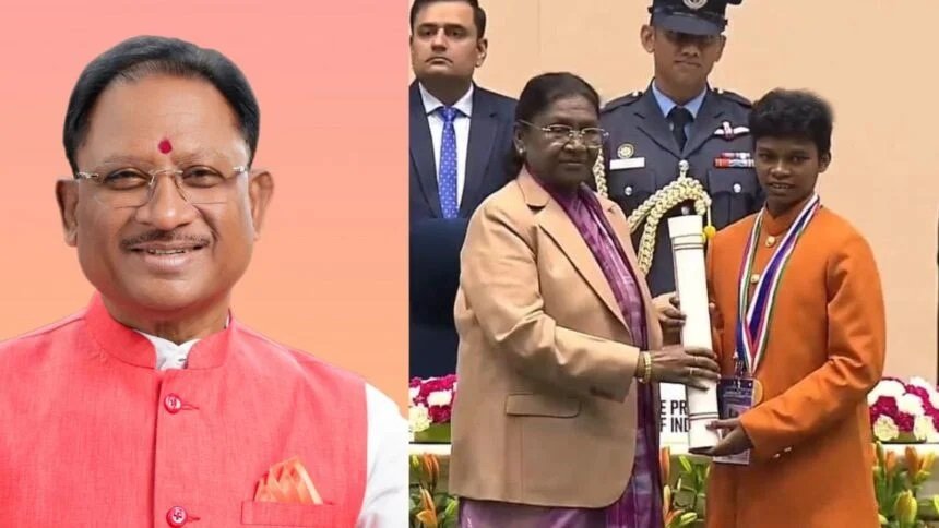 योगिता मंडावी की उपलब्धि पर मुख्यमंत्री विष्णु देव साय ने दी बधाई, कहा- राज्य गर्वित