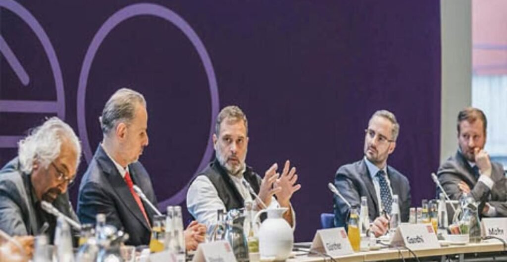 राहुल गांधी का जर्मनी दौरा: लोकतंत्र में जवाबदेही के महत्व पर दिया जोर, कई अहम मुलाकातें कीं लोकतंत्र