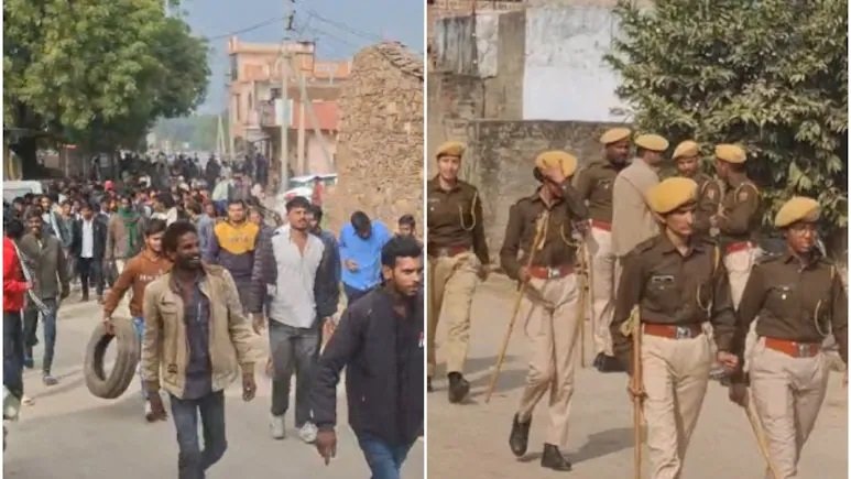 चित्तौड़गढ़ में युवक की मौत पर बवाल: मारपीट के बाद भड़का जनआक्रोश, कन्नौज बना छावनी, बाजार बंद