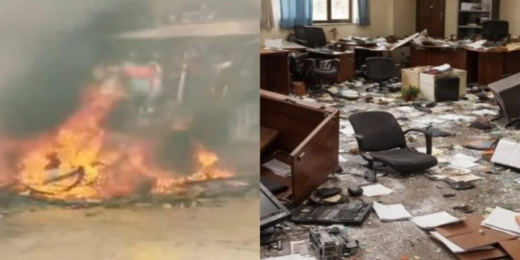 SIR in West Bengal: पश्चिम बंगाल में SIR के खिलाफ हिंसक प्रदर्शन, BDO ऑफिस में आग और तोड़फोड़, 20 लाख रुपये का नुकसान