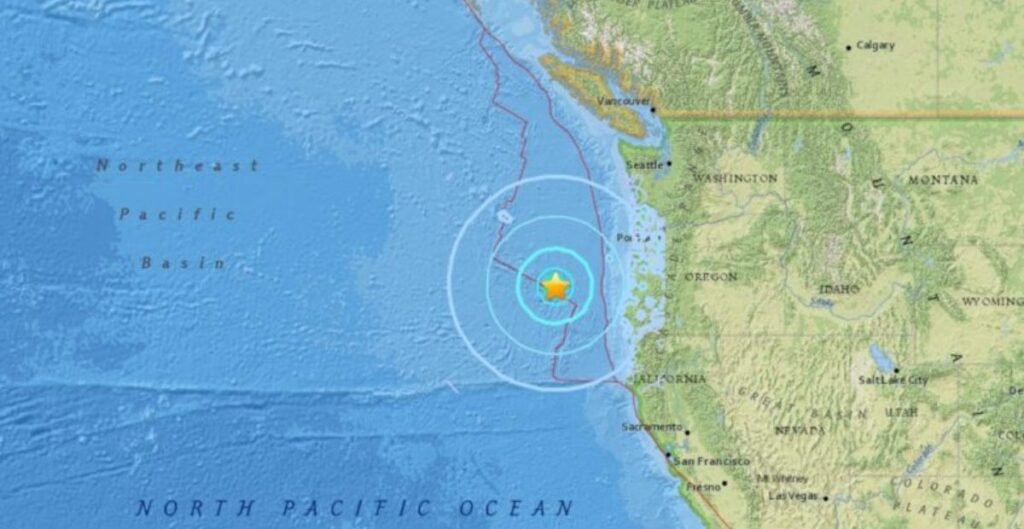 अमेरिका के ओरेगॉन में भूकंप के तेज झटके, रिक्टर स्केल पर तीव्रता 6.2 मापी गई भूकंप