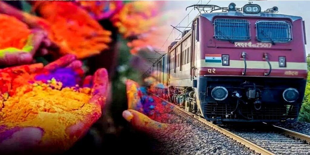 Holi Special Train: रंगों के त्योहार पर सफर नहीं होगा मुश्किल! रेलवे चलाएगा 1410 स्पेशल ट्रेनें, टिकट टेंशन खत्म