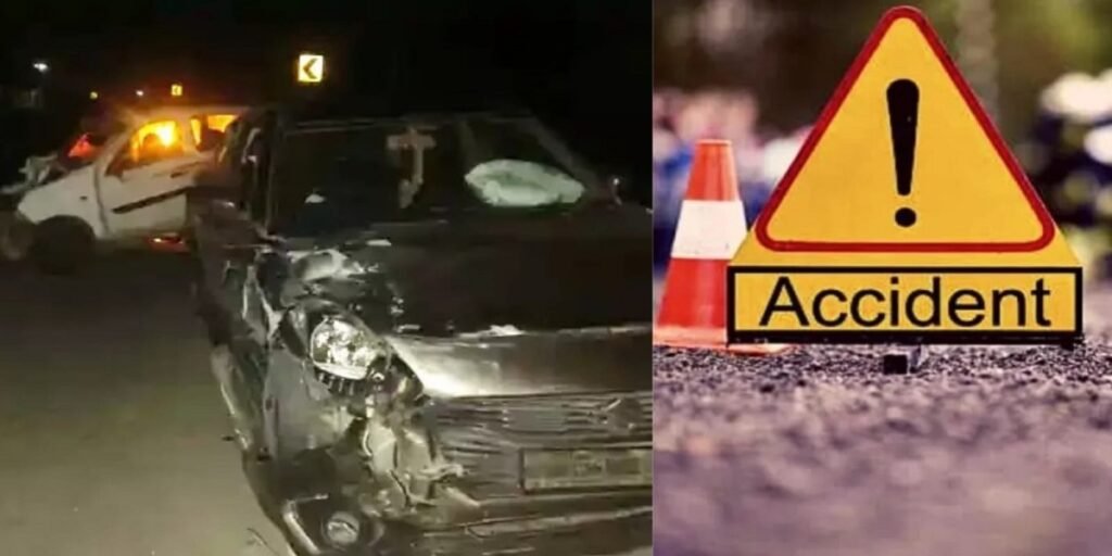 कोरबा के केंदई नेशनल हाईवे पर भीषण हादसा, दो कारों की आमने-सामने टक्कर में 2 की मौत, 5 घायल