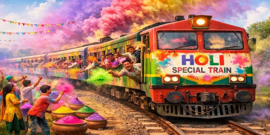 Holi Special Train : होली पर घर वापसी आसान, बिलासपुर जोन से 15 से ज्यादा स्पेशल ट्रेनें चलेंगी