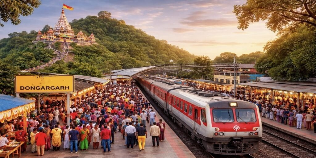चैत्र नवरात्रि पर श्रद्धालुओं को बड़ी राहत – डोंगरगढ़ में एक्सप्रेस और पैसेंजर ट्रेनों का होगा का स्टॉपेज