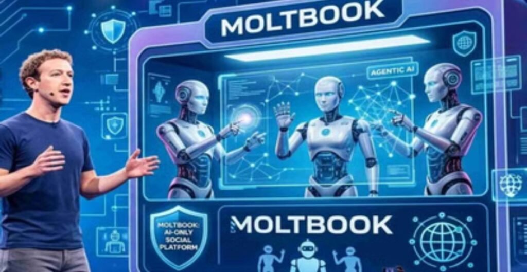 AI Revolution: जकरबर्ग ने खरीदा AI-Only सोशल मीडिया प्लेटफॉर्म ‘मोल्टबुक’, अब इंसानों की जगह काम करेंगे एआई एजेंट्स AI