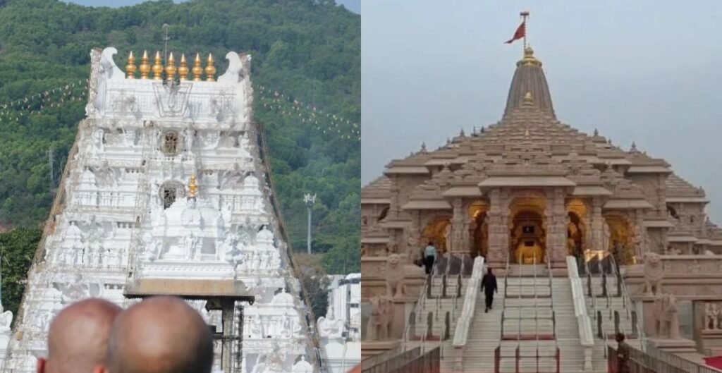 भारत के 10 सबसे अमीर मंदिर: 9 लाख करोड़ से ज्यादा संपत्ति, तिरुपति की दौलत कई देशों की GDP से भी आगे अमीर मंदिर