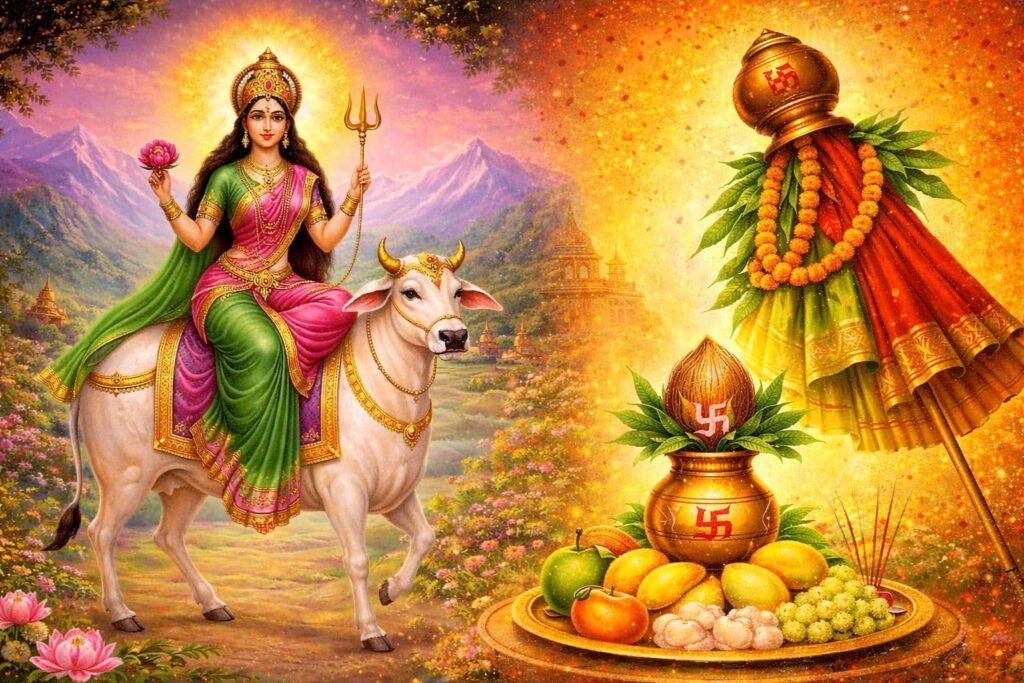 नवरात्रि और गुड़ी पड़वा आज से: पूजा मुहूर्त, 9 दिन के रंग और व्रत नियम जानें