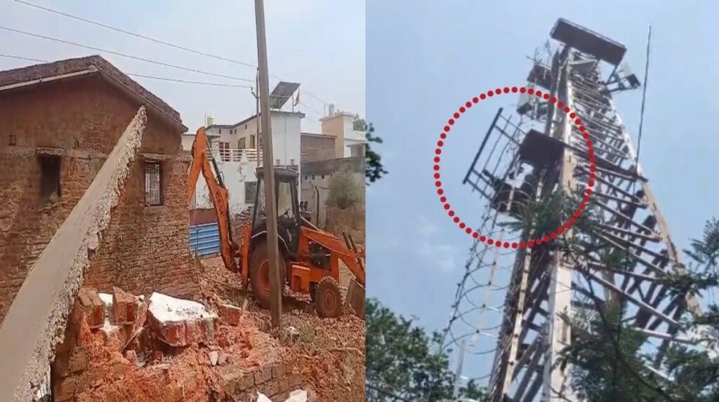 CG News : बुलडोजर एक्शन के बाद बेघर हुआ बुजुर्ग, न्याय की मांग लेकर चढ़ा हाइटेंशन टावर पर!