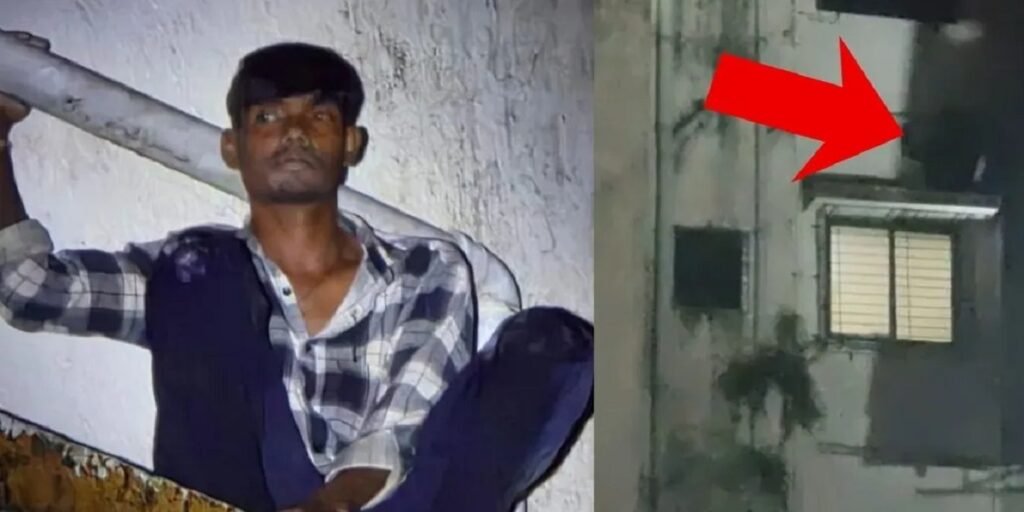 चोरी करने चढ़ा, उतरना पड़ा भारी! रायगढ़ में बिल्डिंग की ऊंचाई पर फंसे युवक को पुलिस ने बचाया