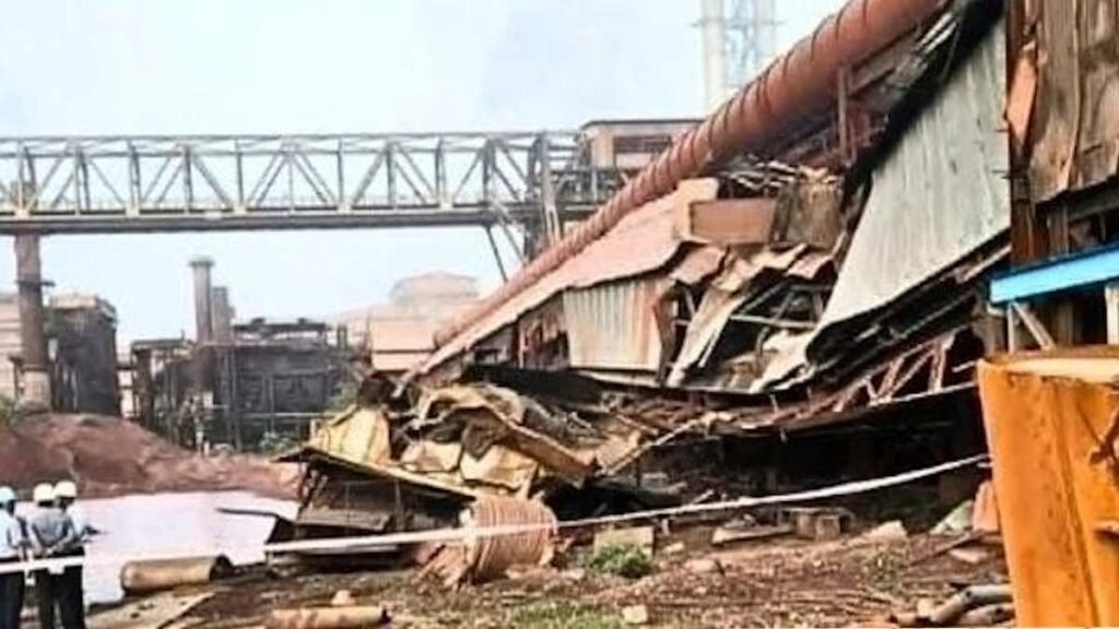 बीएसपी में बड़ा हादसा: 50 फीट नीचे गिरा क्रेन का केबिन, ऑपरेटर गंभीर घायल, जांच शुरू