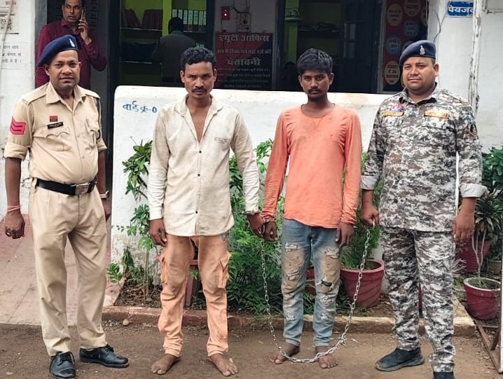 फैक्ट्री में चोरी कर फरार हुए 2 चोर गिरफ्तार, ‘ऑपरेशन बॉज’ के तहत लोरमी पुलिस की बड़ी कार्रवाई