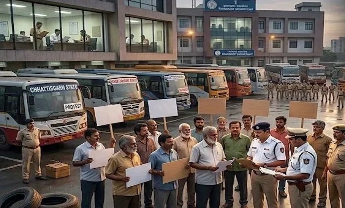 छत्तीसगढ़ में बस किराया बढ़ाने की मांग तेज, 31 जुलाई तक फैसला नहीं तो 3 अगस्त को होगा सांकेतिक धरना