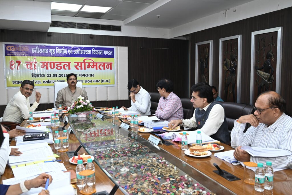 छत्तीसगढ़ की हाउसिंग कॉलोनियों में बदलेंगे नियम और सुविधाएं, EV चार्जिंग से फायर सेफ्टी तक बड़े फैसले छत्तीसगढ़ हाउसिंग बोर्ड के बड़े फैसले, EV चार्जिंग और फायर सेफ्टी ऑडिट को मंजूरी