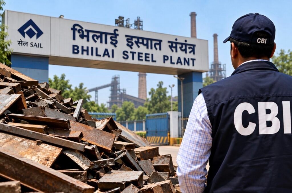 BSP Scrap Theft Case: भिलाई स्टील प्लांट स्क्रैप चोरी मामले में अब CBI जांच, राजपत्र में अधिसूचना जारी