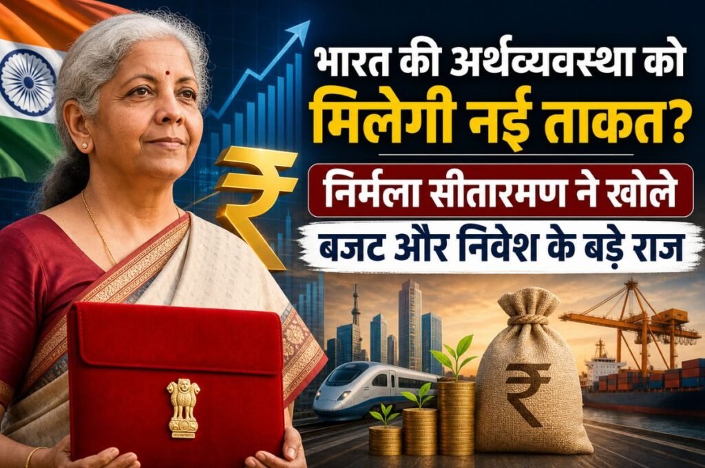 भारत की अर्थव्यवस्था को मिलेगी नई ताकत? निर्मला सीतारमण ने खोले बजट और निवेश के बड़े राज