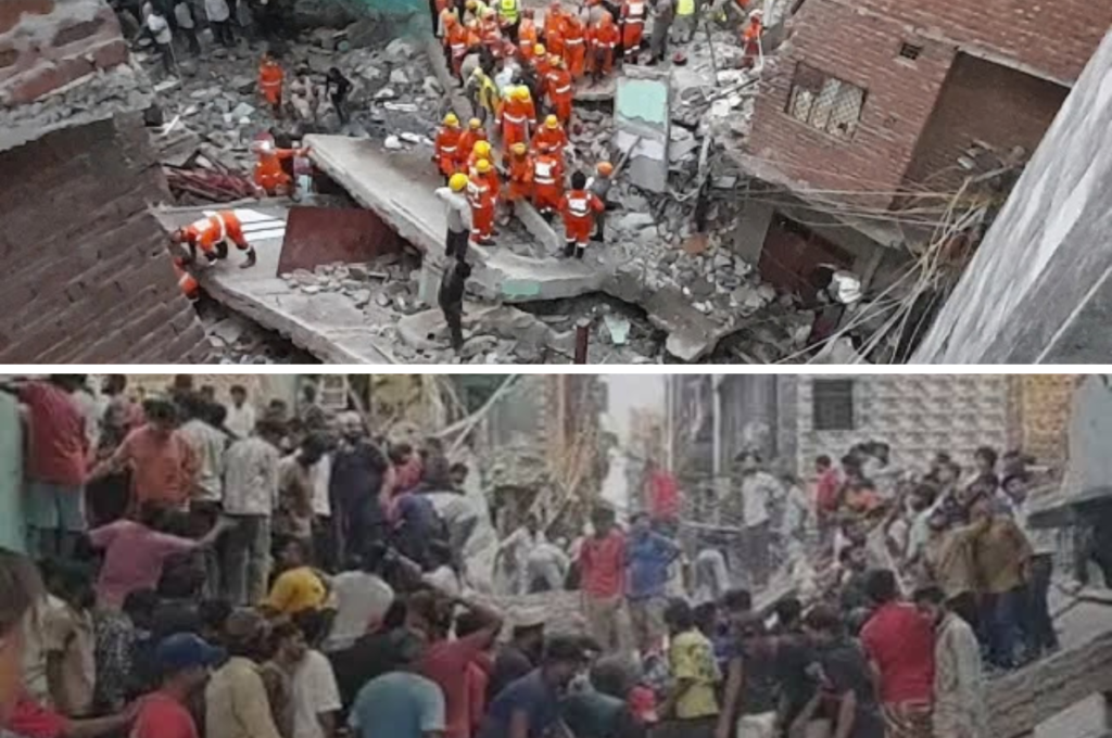 दिल्ली बिल्डिंग हादसा