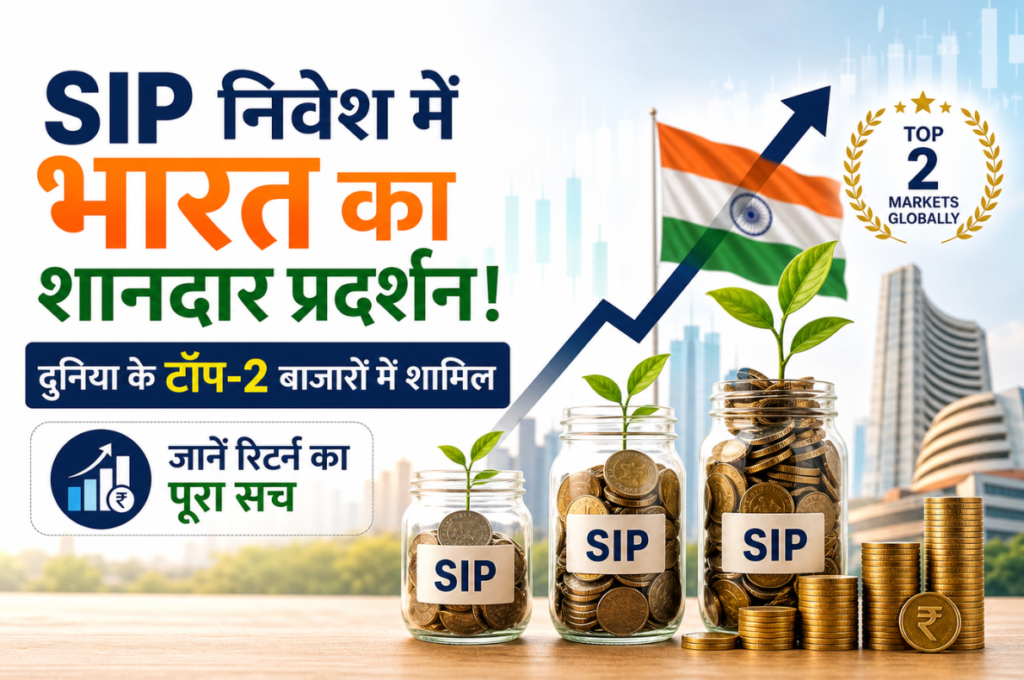 SIP निवेश में भारत का शानदार प्रदर्शन! दुनिया के टॉप-2 बाजारों में शामिल, जानें रिटर्न का पूरा सच