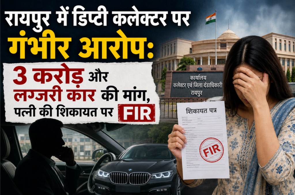 रायपुर में डिप्टी कलेक्टर