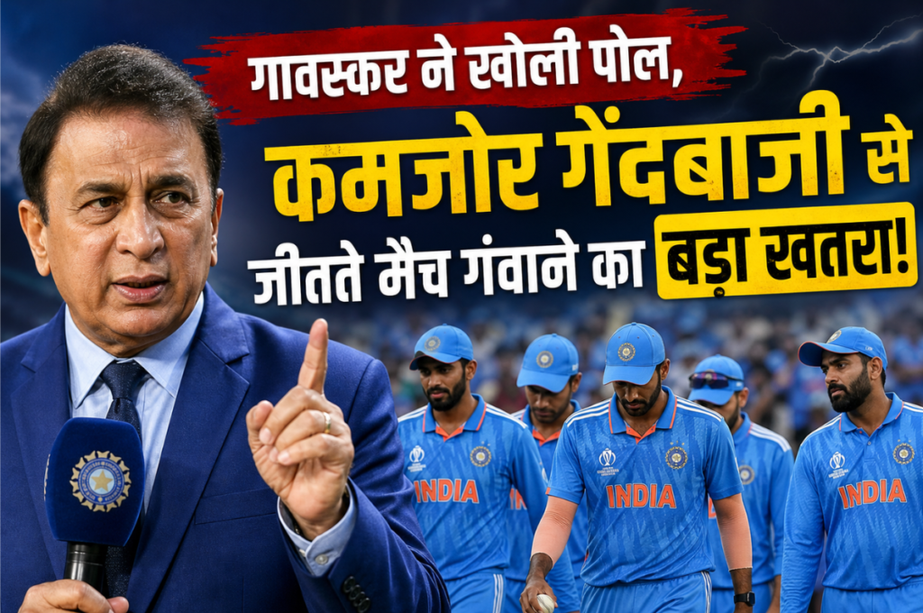 Team India: गावस्कर ने खोली पोल, कमजोर गेंदबाजी से जीतते मैच गंवाने का बड़ा खतरा!