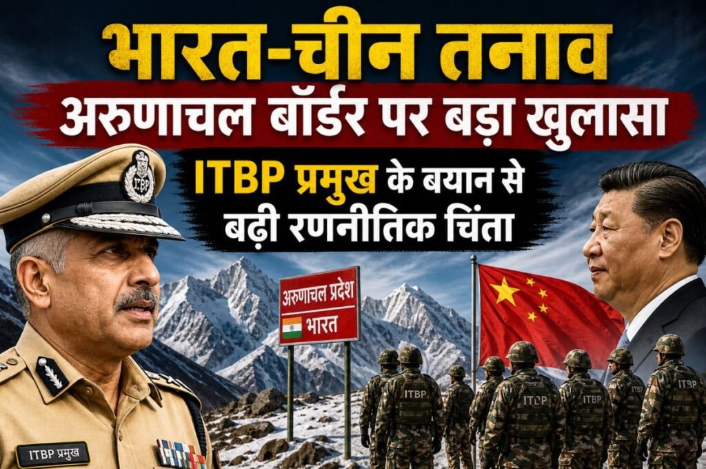 India-China Tension: अरुणाचल बॉर्डर पर बड़ा खुलासा, ITBP प्रमुख के बयान से बढ़ी रणनीतिक चिंता