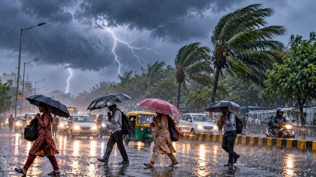 Weather Alert: 17 राज्यों में बारिश का अलर्ट, तेज हवाओं की चेतावनी