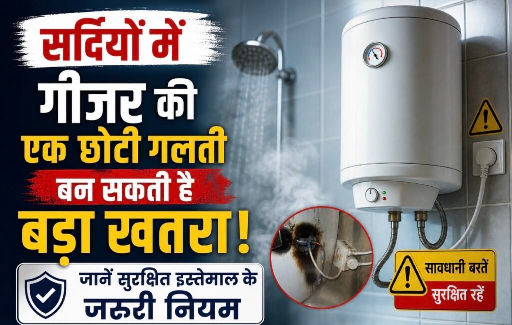 Geyser Safety: सर्दियों में गीजर की एक छोटी गलती बन सकती है बड़ा खतरा, जानें सुरक्षित इस्तेमाल के जरूरी नियम
